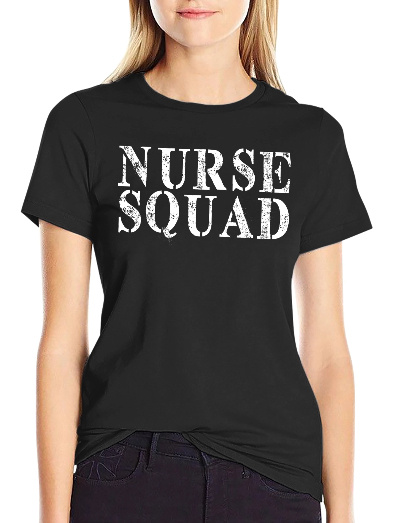 Nurse Squad Graphic Tee - Unisex Crew Neck T-Shirt