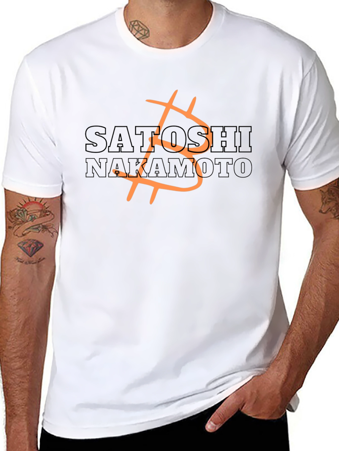 Satoshi Nakamoto Bitcoin Tee - Crypto Fan T-Shirt