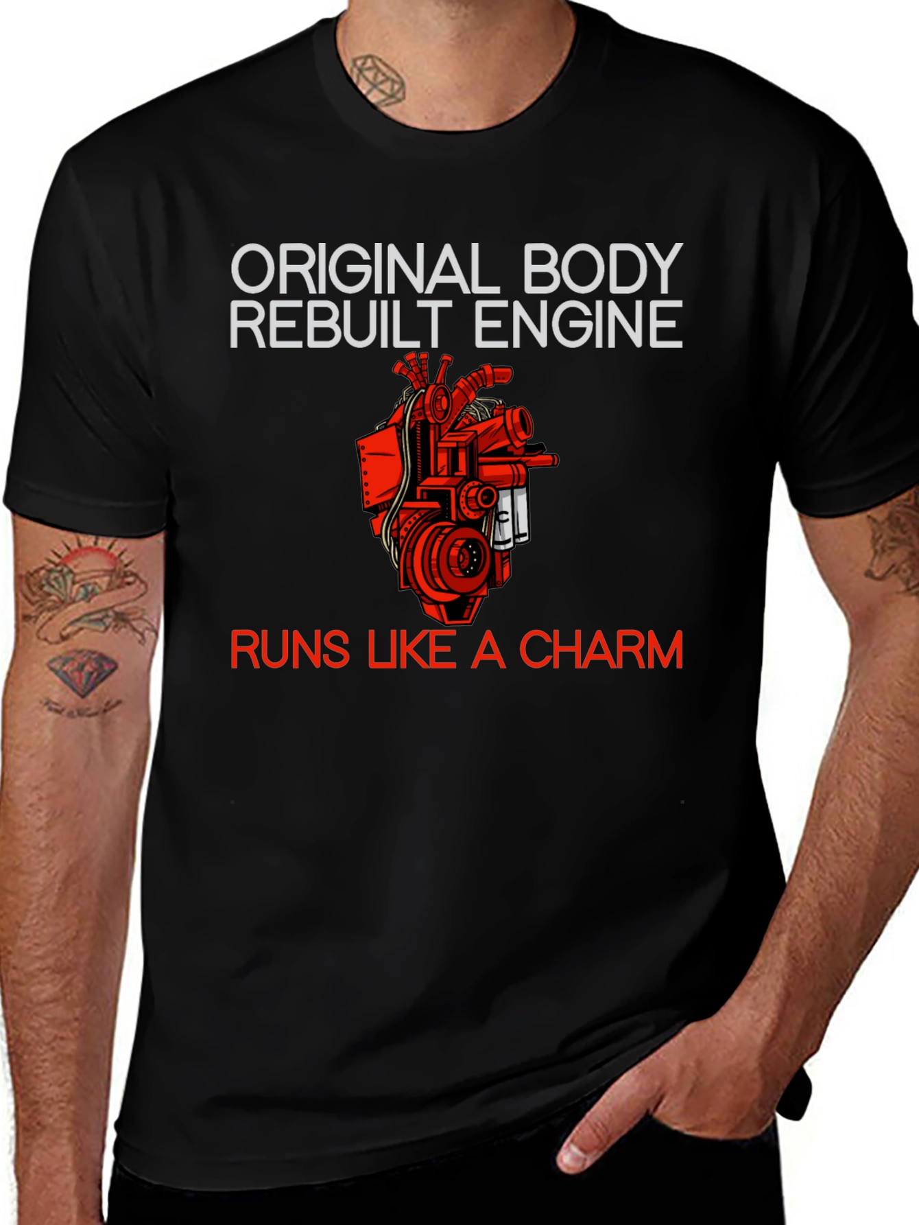 Original Body Rebuilt Engine T-Shirt