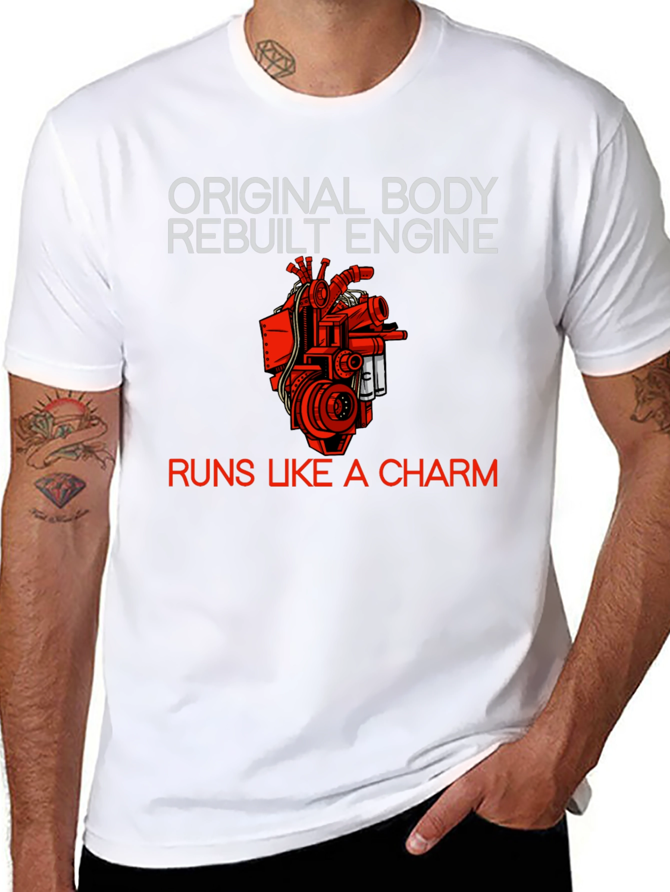 Original Body Rebuilt Engine T-Shirt