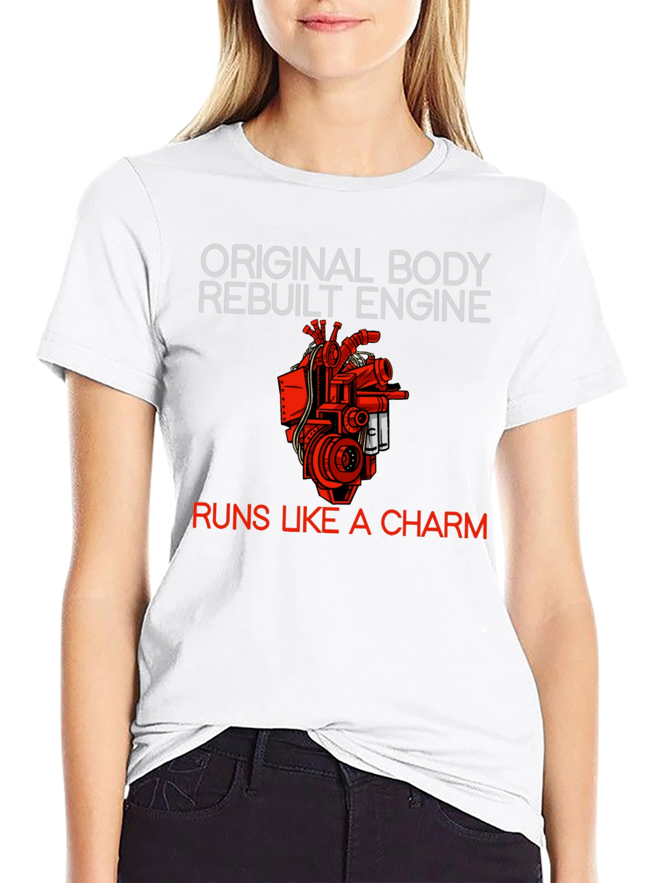 Original Body Rebuilt Engine T-Shirt