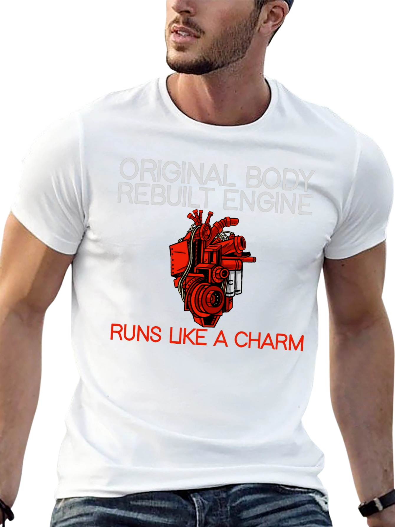 Original Body Rebuilt Engine T-Shirt