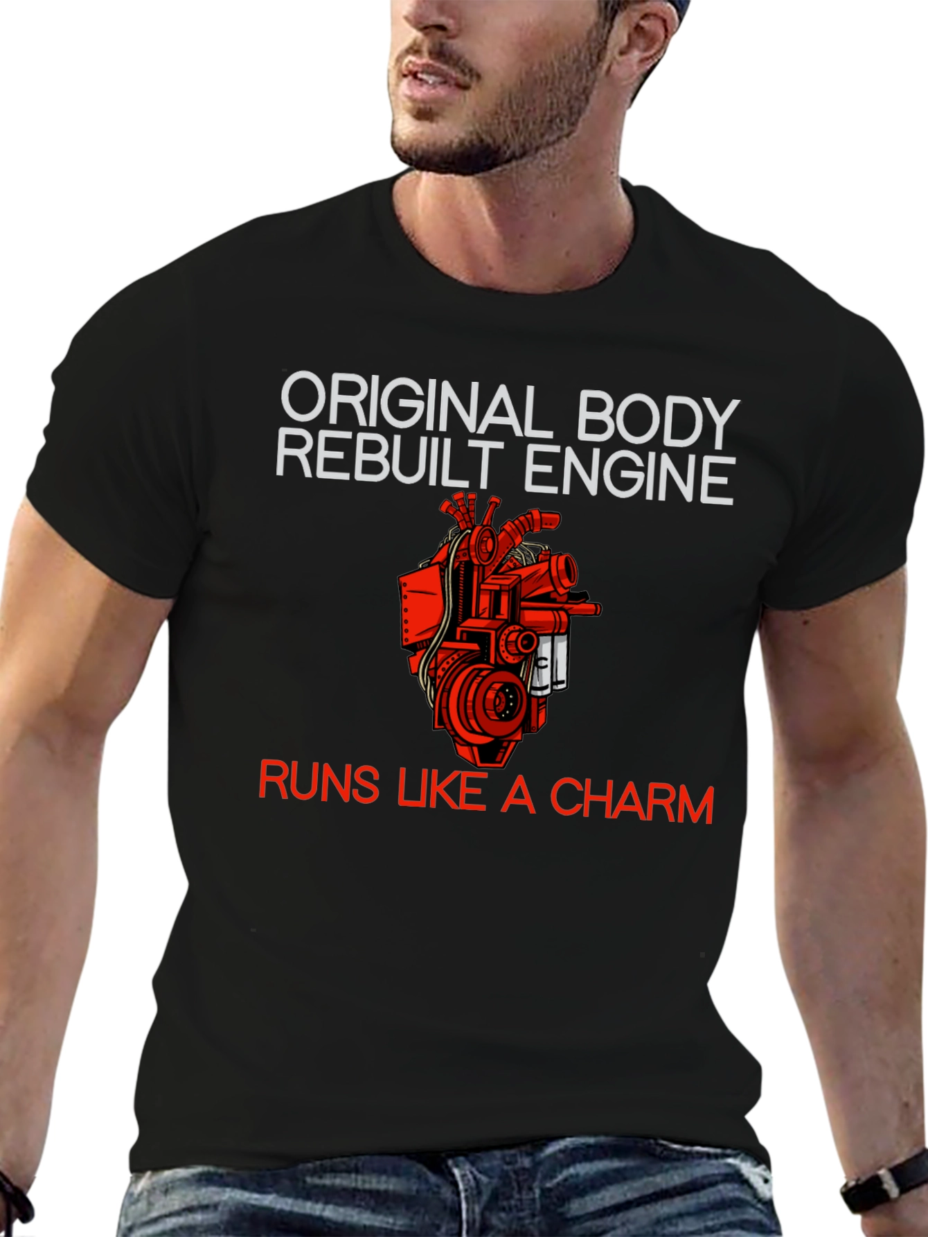 Original Body Rebuilt Engine T-Shirt