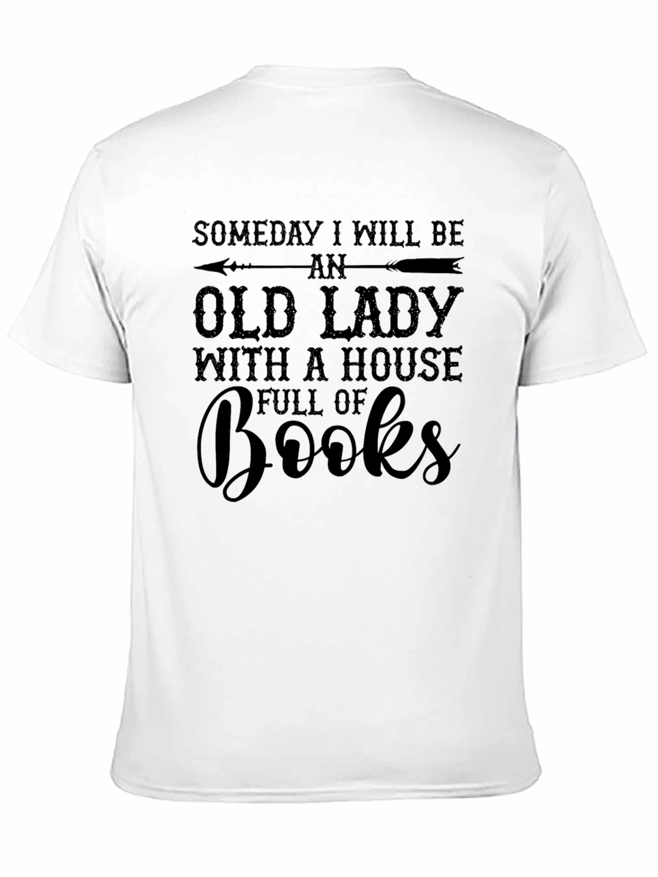 Someday Old Lady Books T-Shirt Book Lover Tee