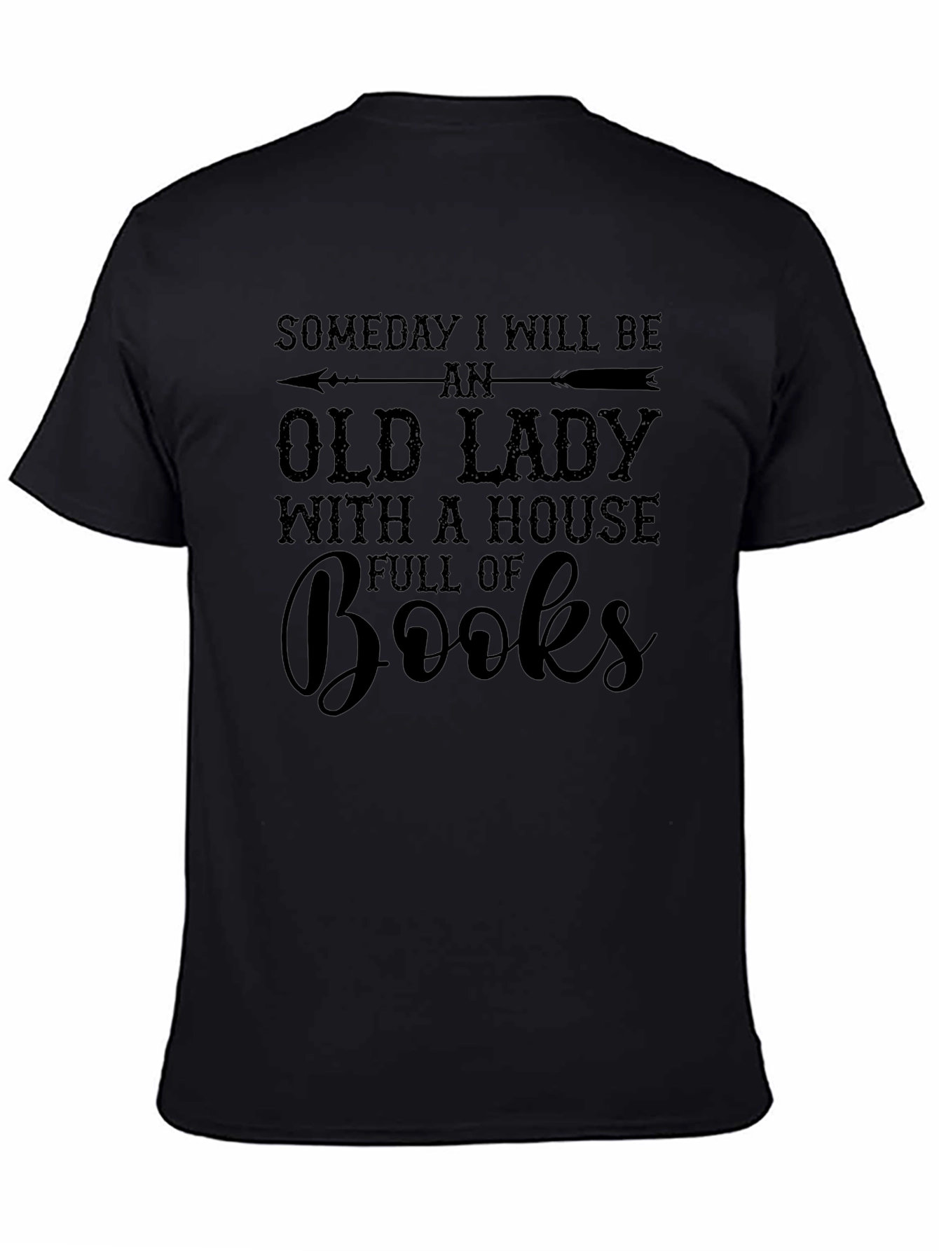 Someday Old Lady Books T-Shirt Book Lover Tee
