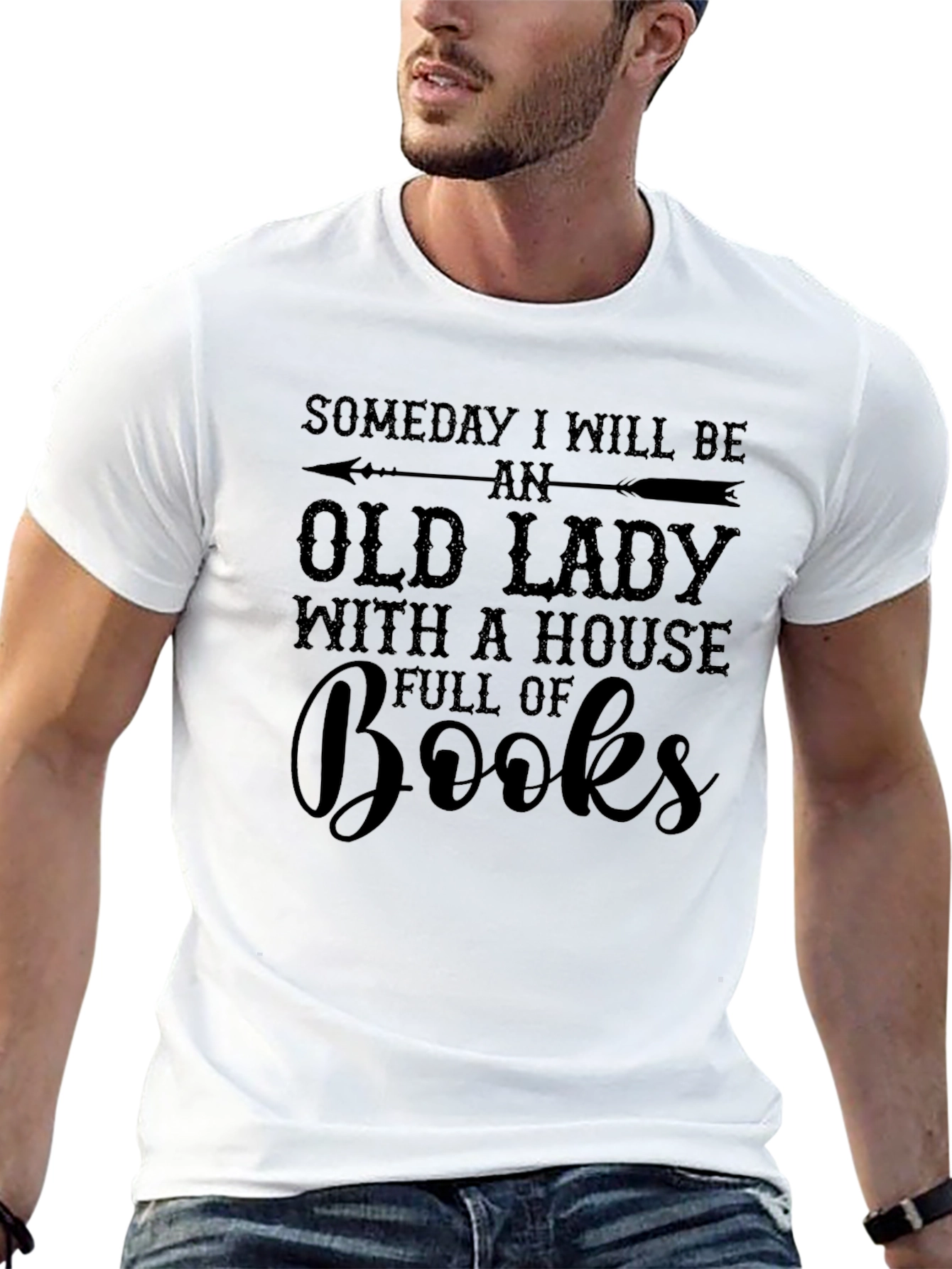 Someday Old Lady Books T-Shirt Book Lover Tee