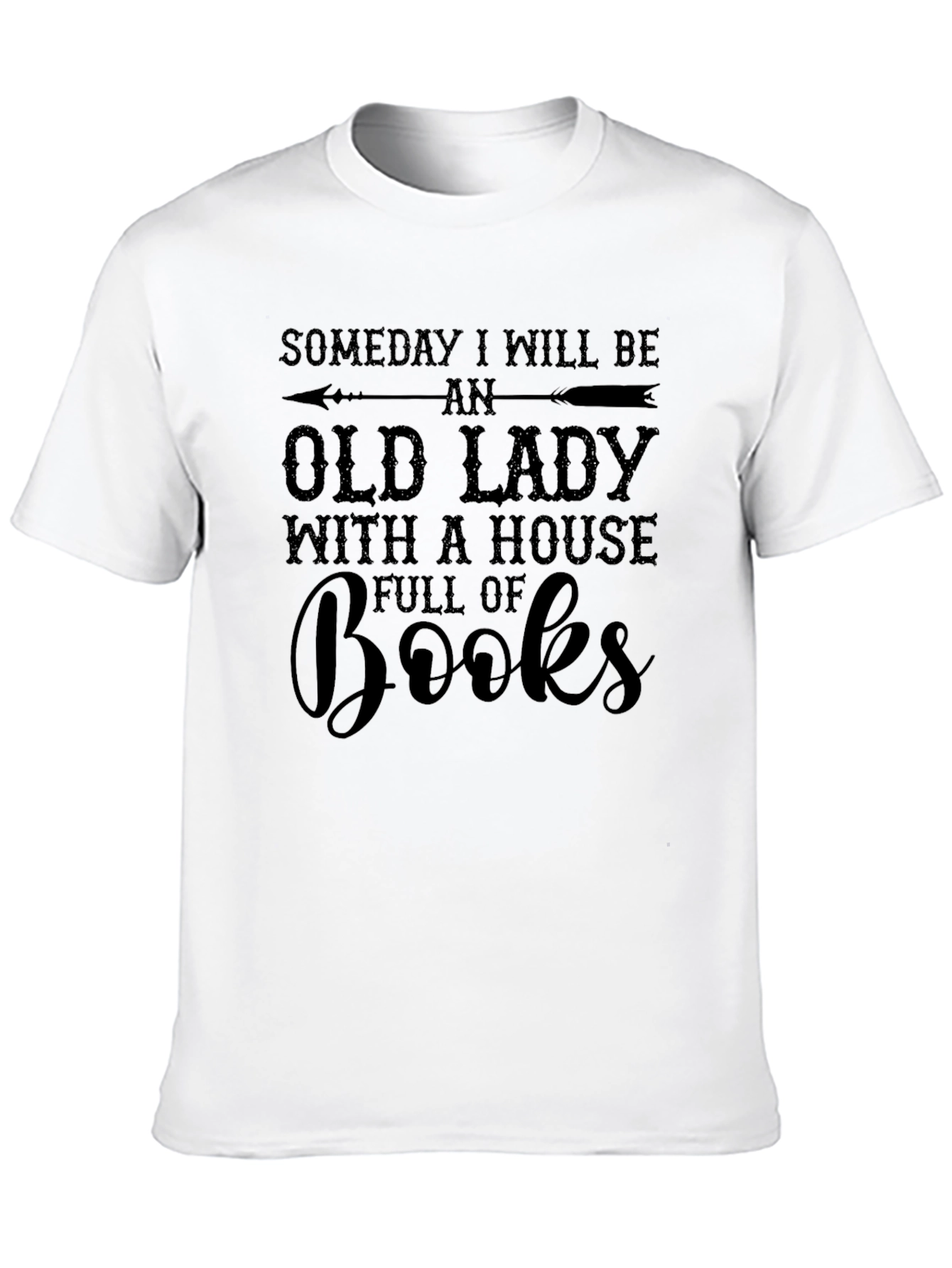 Someday Old Lady Books T-Shirt Book Lover Tee