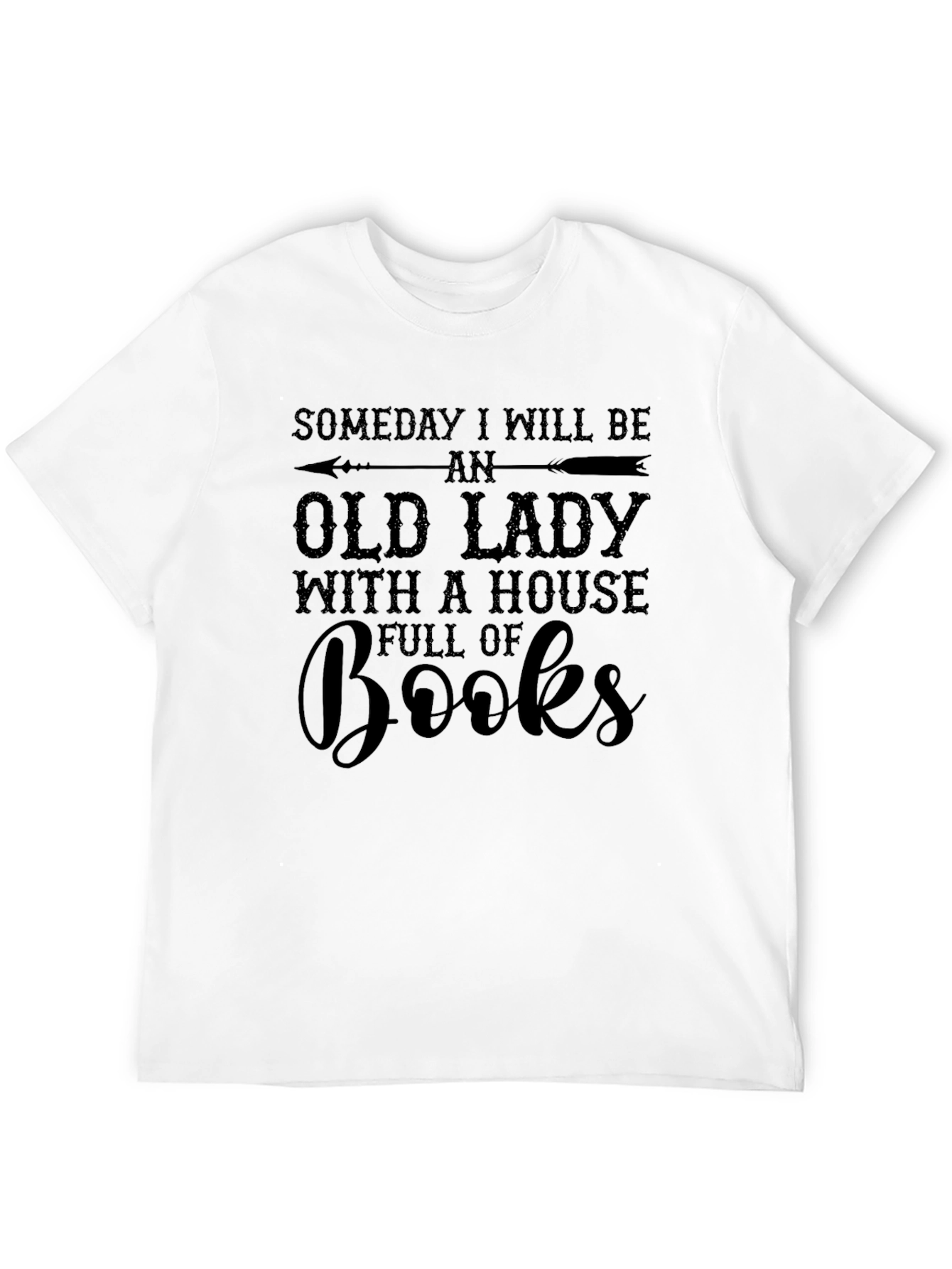 Someday Old Lady Books T-Shirt Book Lover Tee