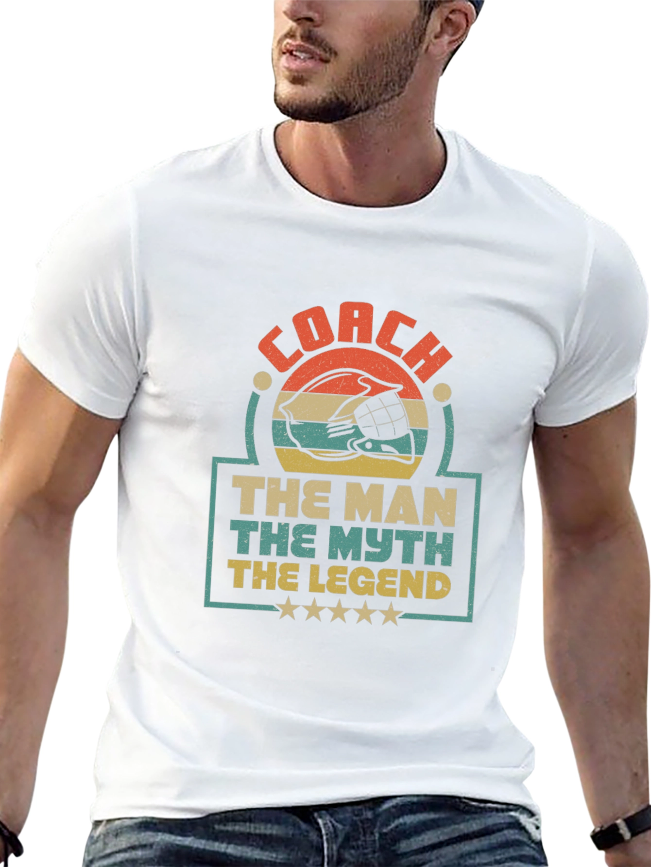 Coach The Man The Myth The Legend T-Shirt