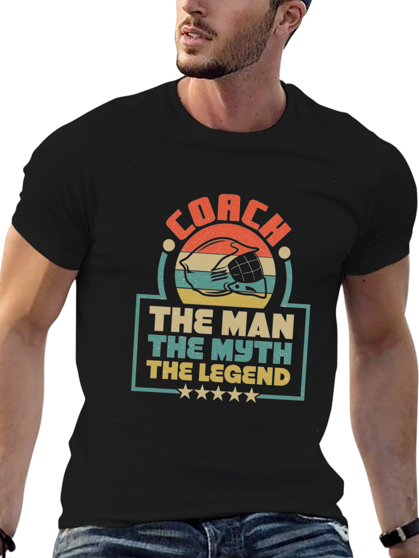 Coach The Man The Myth The Legend T-Shirt