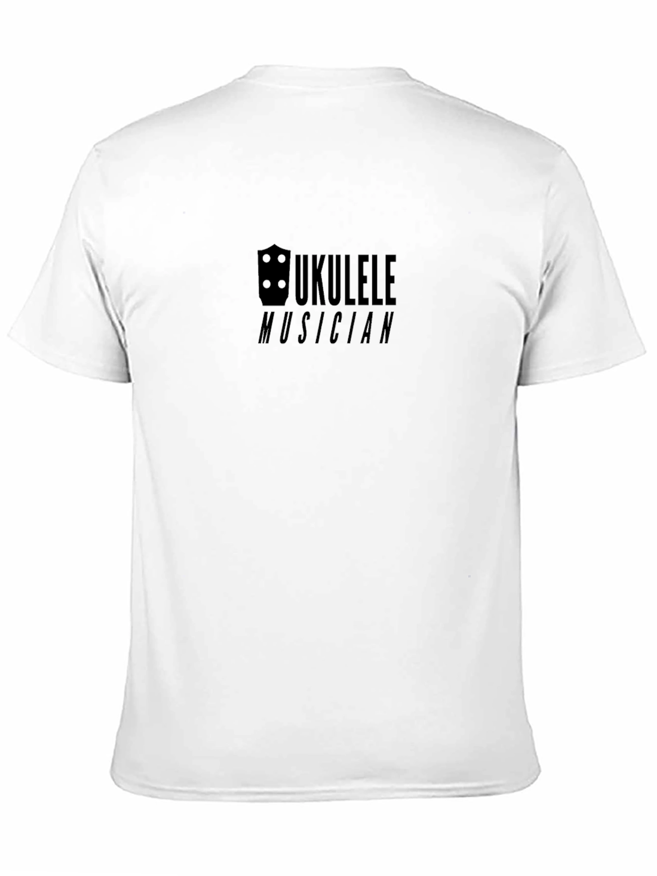 Ukulele Musician Black Graphic Tee