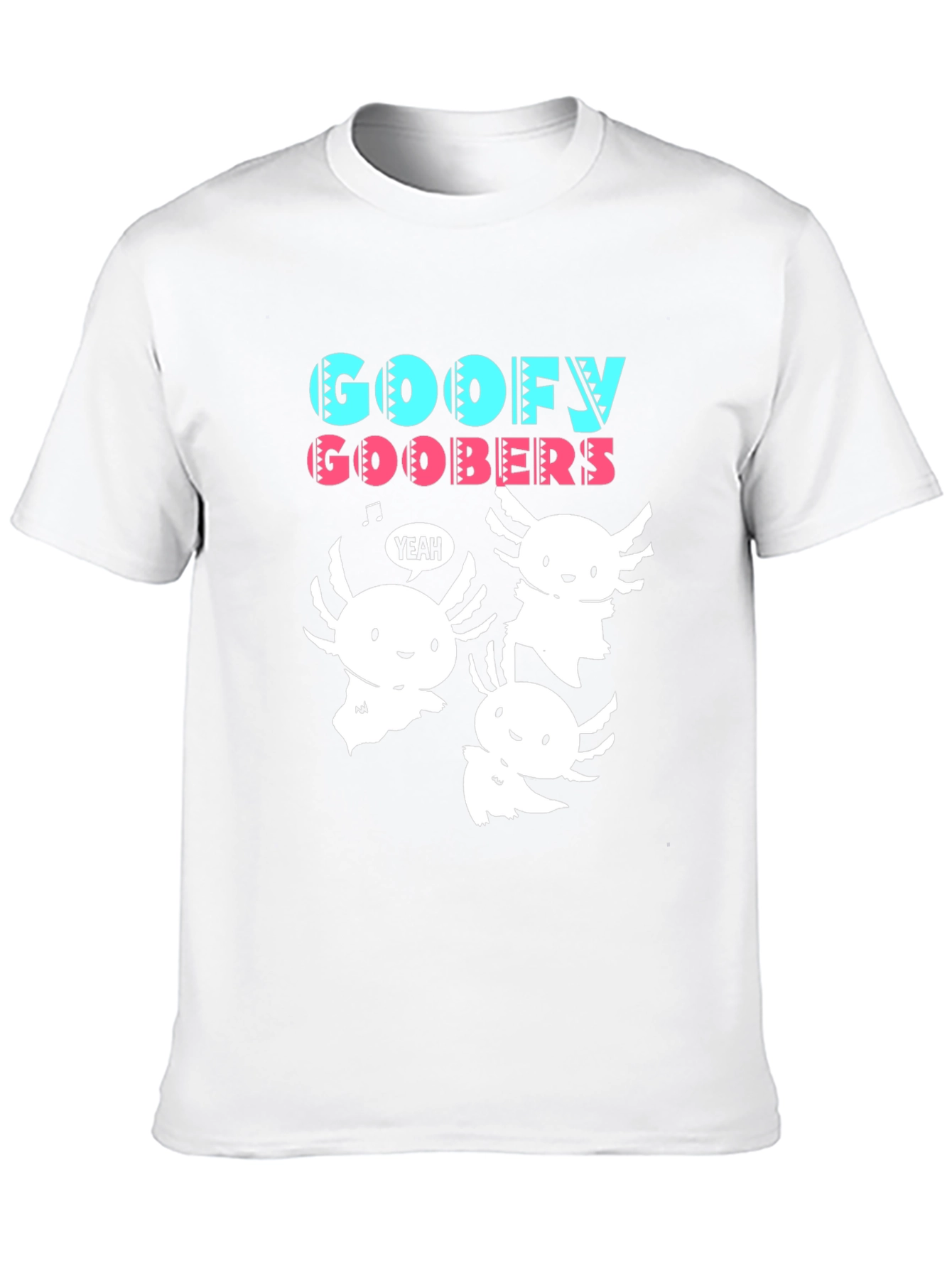 Goofy Goobers Axolotl Black T-Shirt