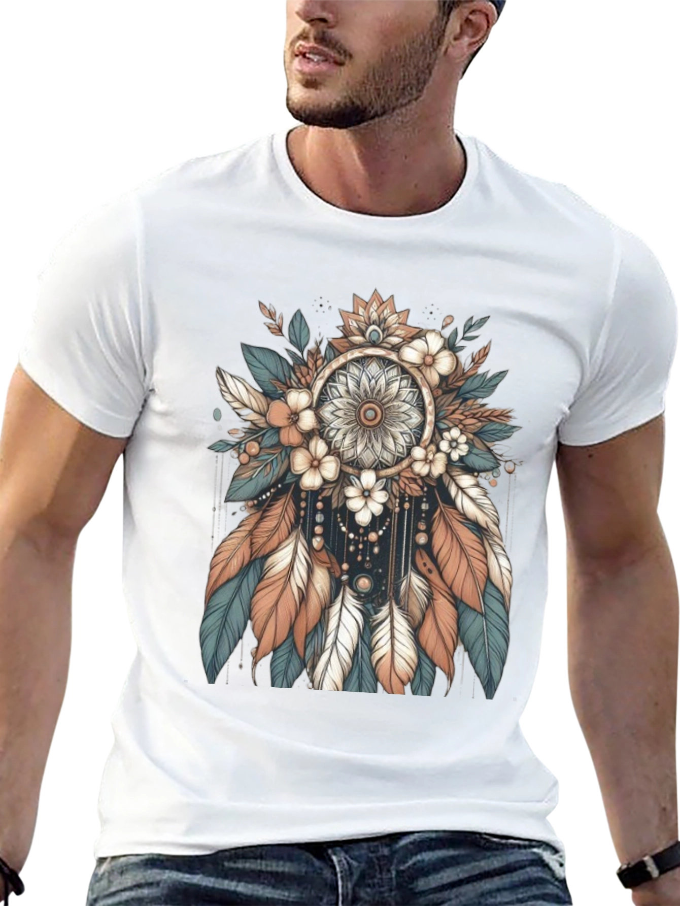 Dreamcatcher T-Shirt: Boho Chic Design