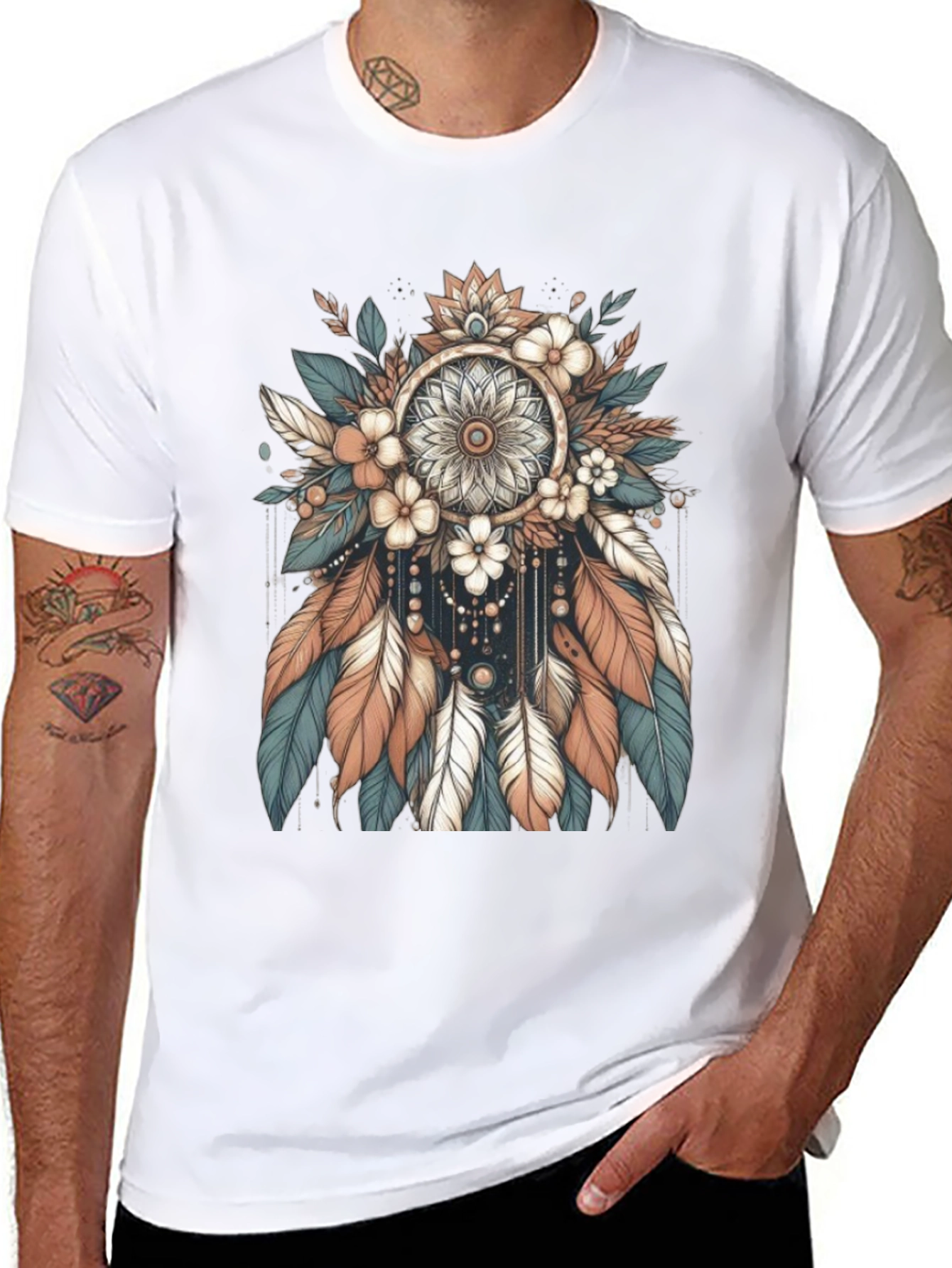 Dreamcatcher T-Shirt: Boho Chic Design