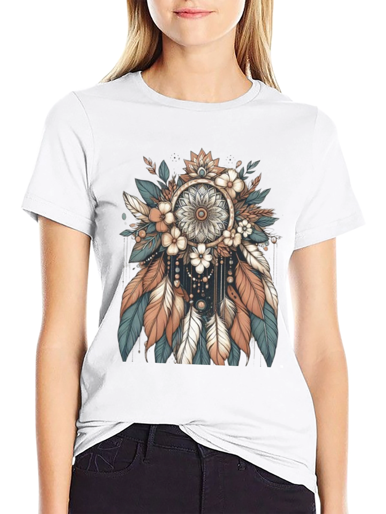 Dreamcatcher T-Shirt: Boho Chic Design