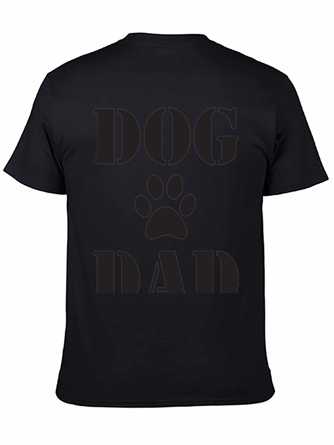 Dog Dad T-Shirt - Paw Print Design