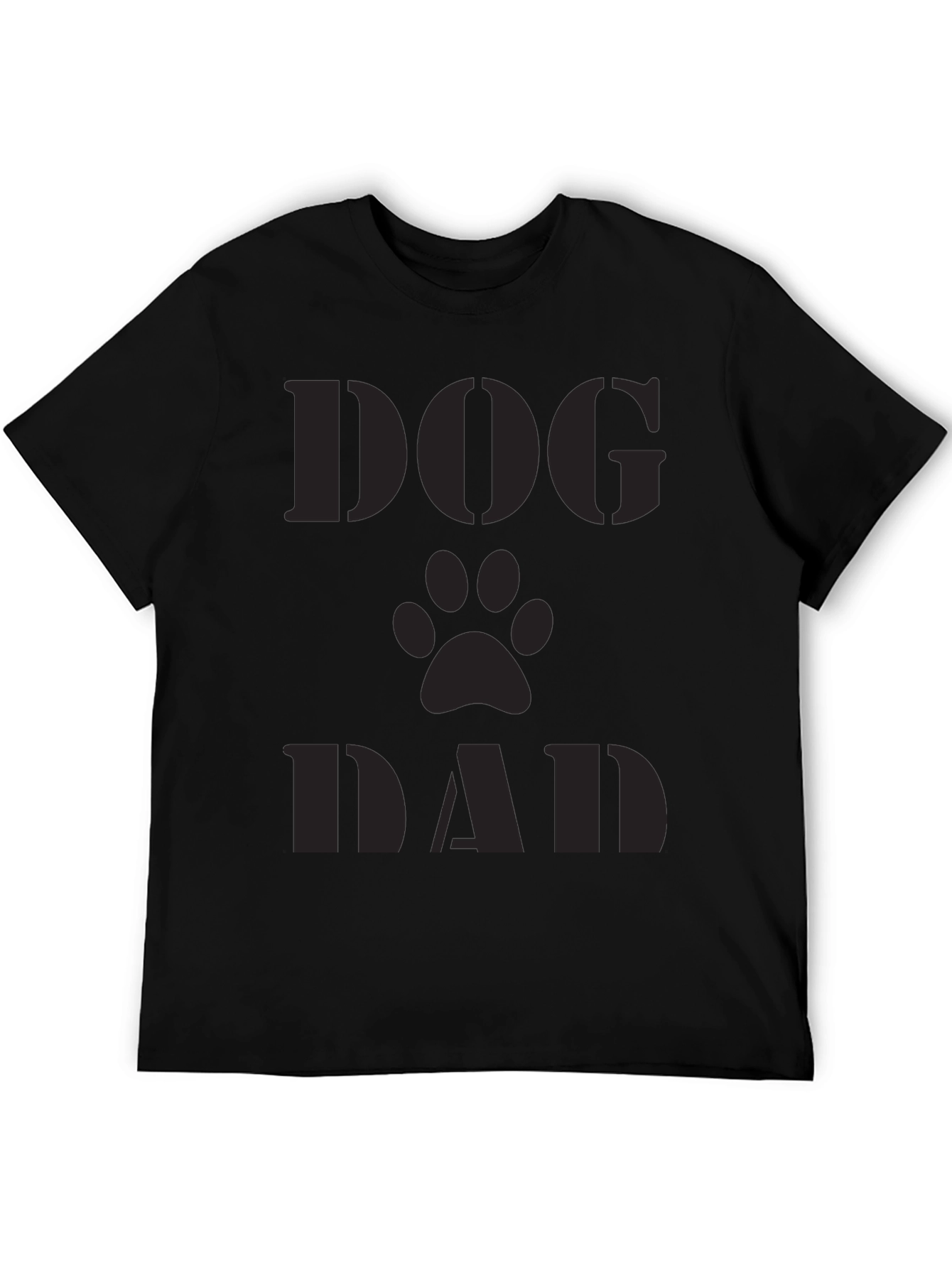Dog Dad T-Shirt - Paw Print Design