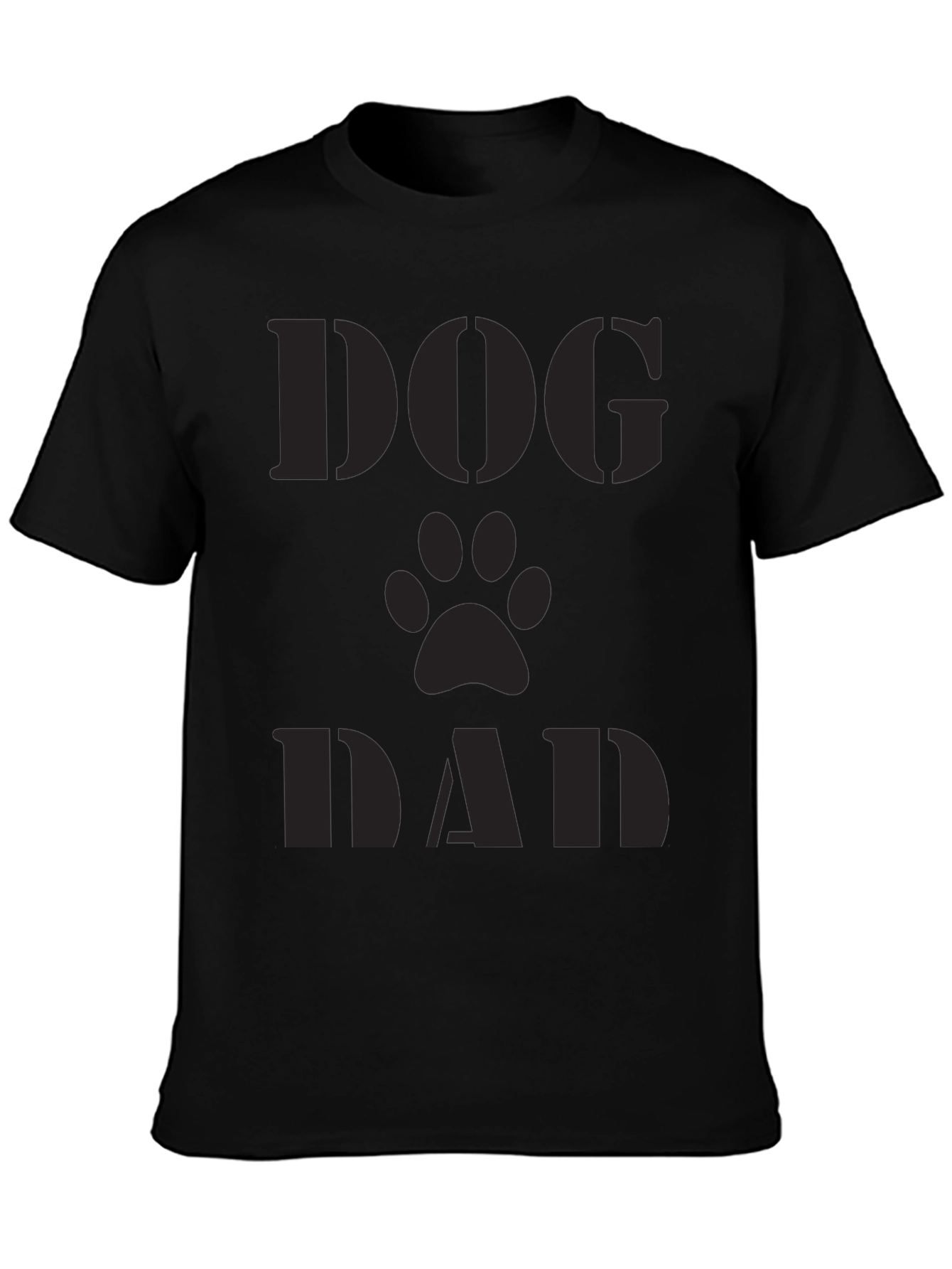 Dog Dad T-Shirt - Paw Print Design