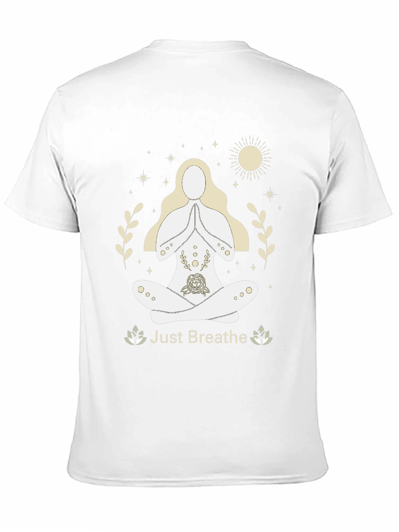 Just Breathe Yoga Graphic Tee - Relaxed Fit