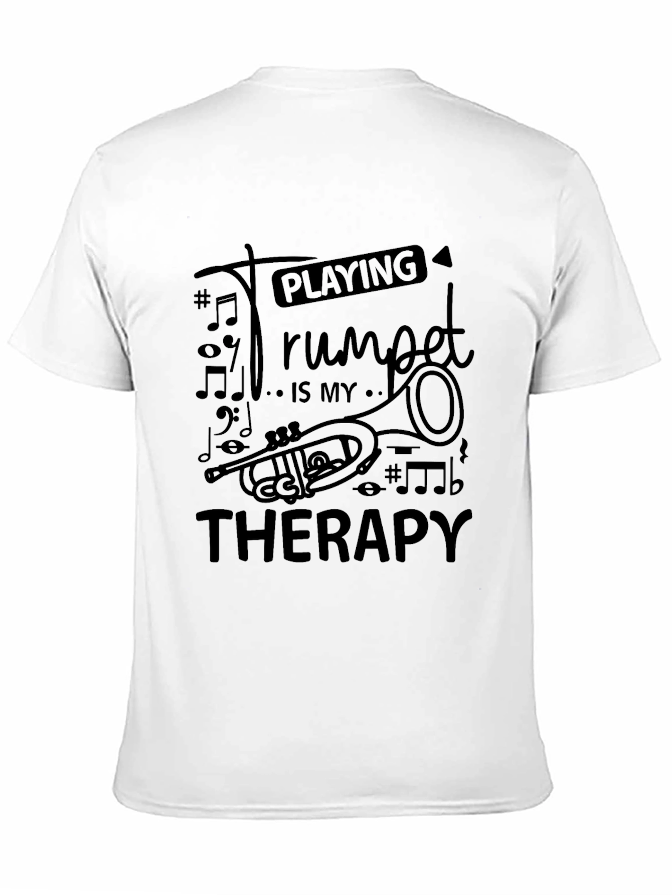 Trumpet Therapy T-Shirt - Musician Tee