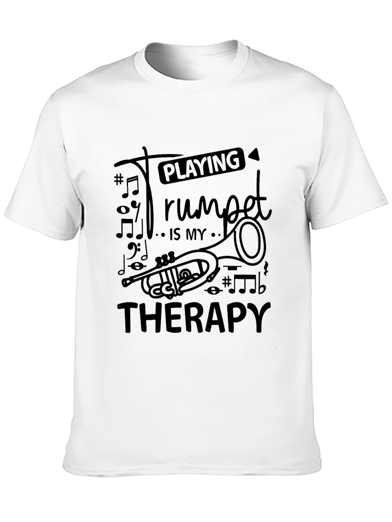 Trumpet Therapy T-Shirt - Musician Tee