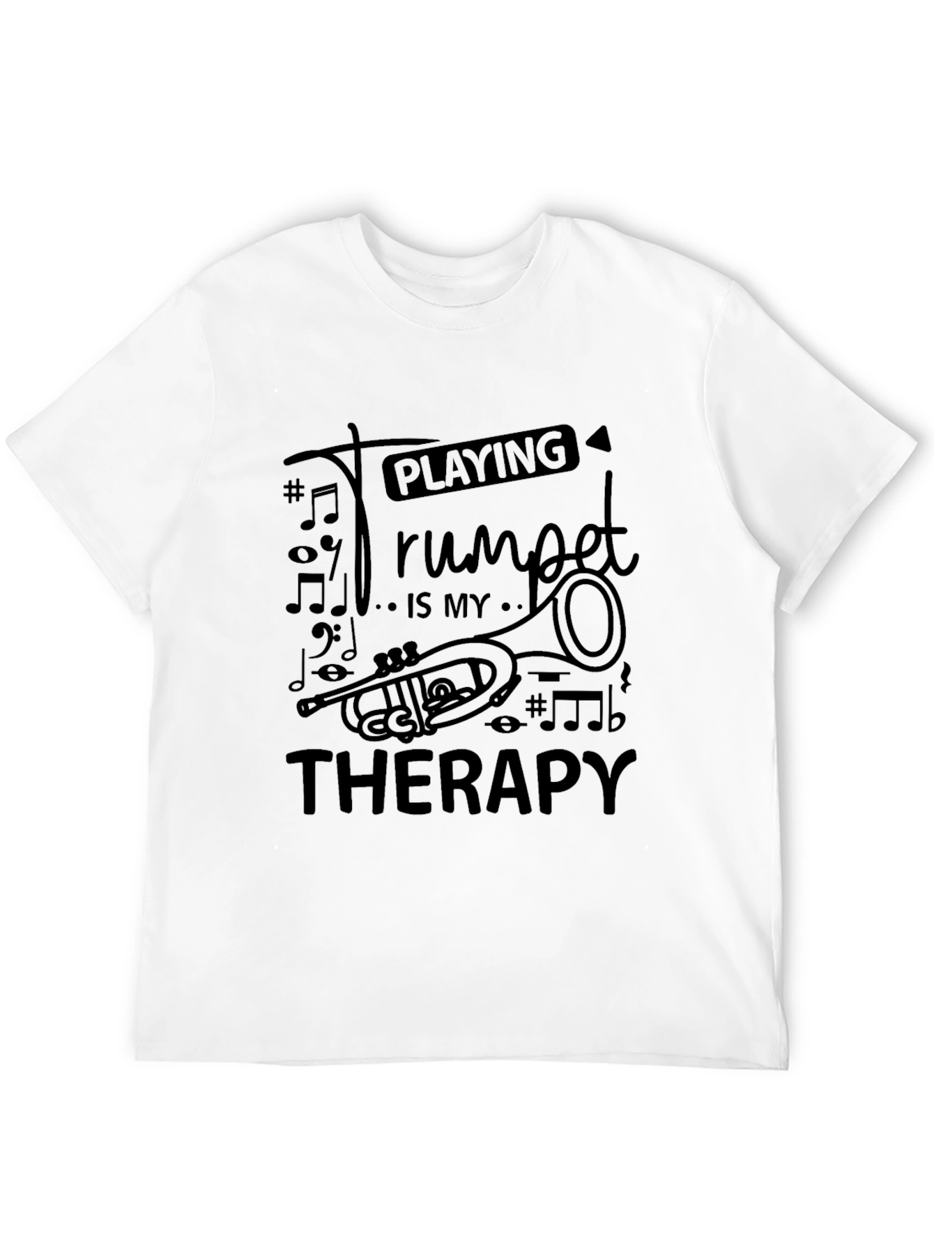 Trumpet Therapy T-Shirt - Musician Tee