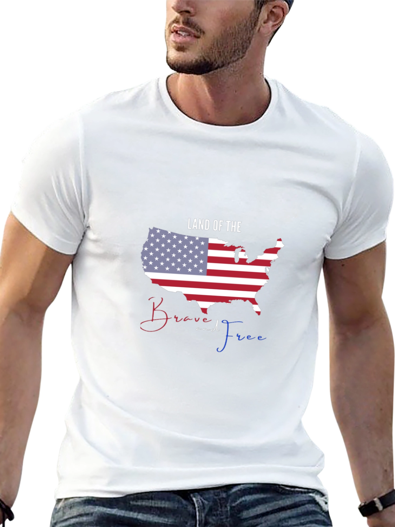 USA Land of the Brave & Free T-Shirt