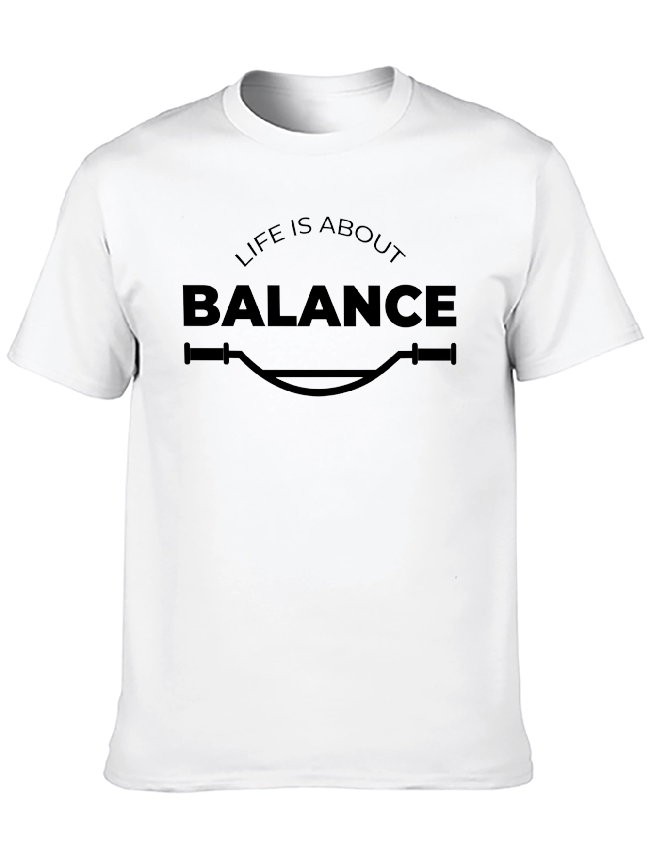Life is About Balance T-Shirt - Black Graphic Tee