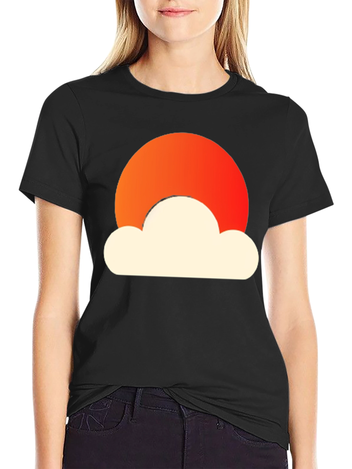 Sunset Cloud Graphic Tee - Stylish Comfort