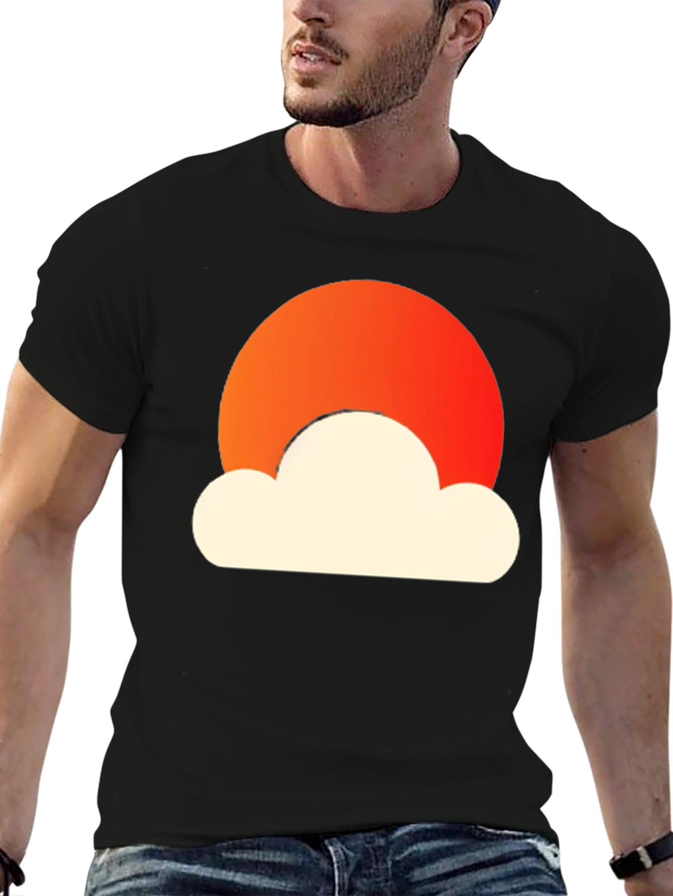 Sunset Cloud Graphic Tee - Stylish Comfort