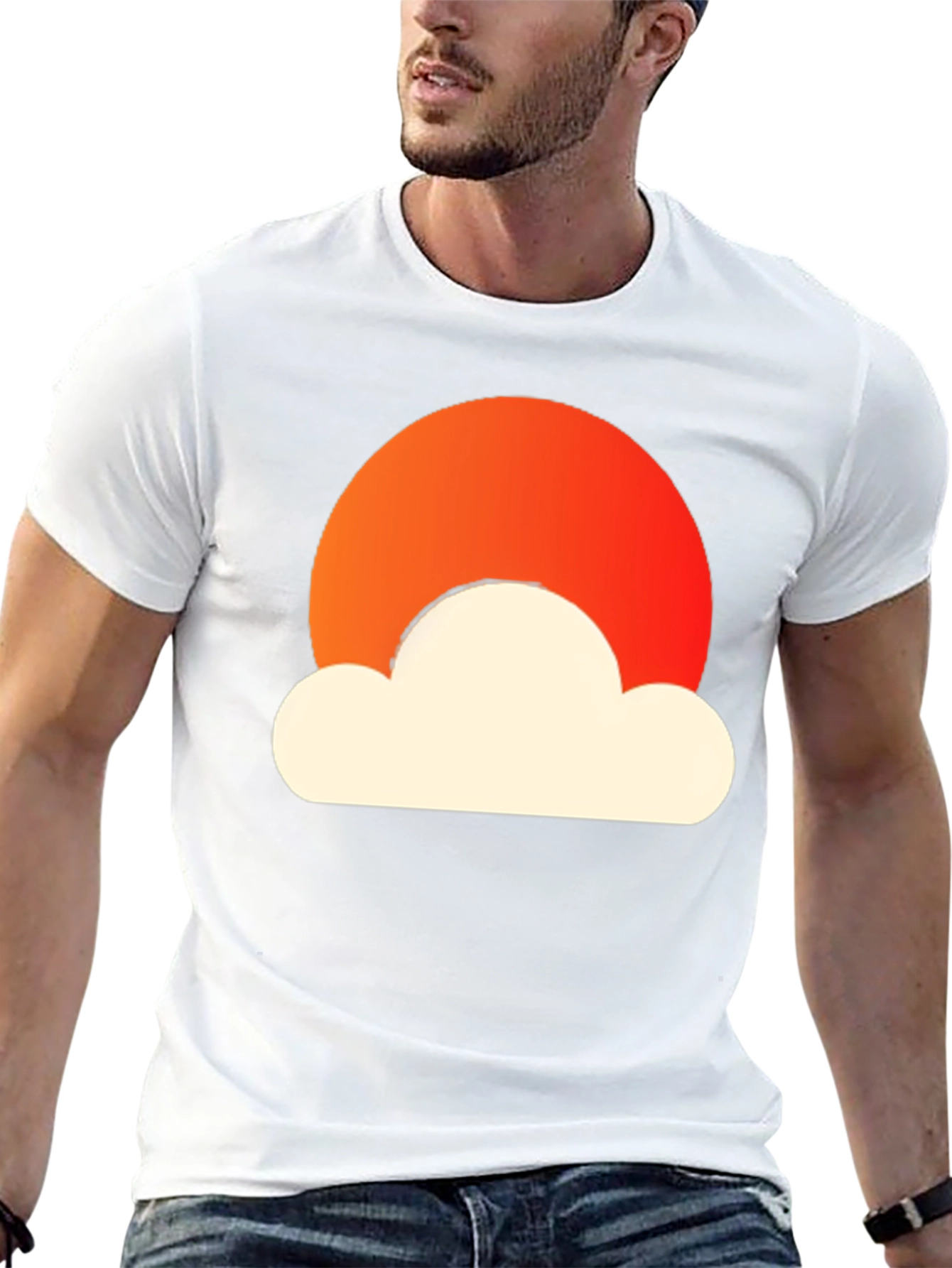 Sunset Cloud Graphic Tee - Stylish Comfort