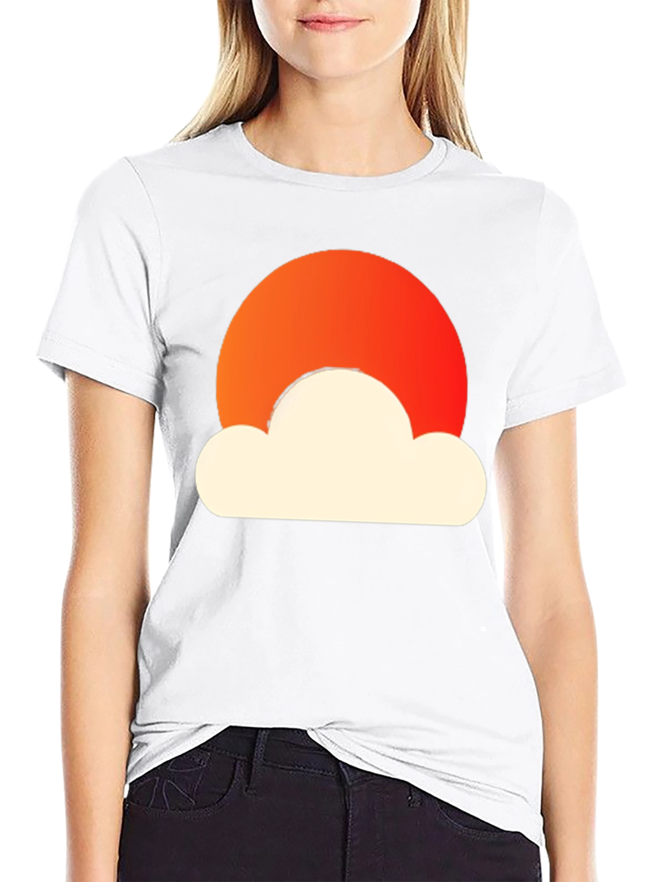 Sunset Cloud Graphic Tee - Stylish Comfort
