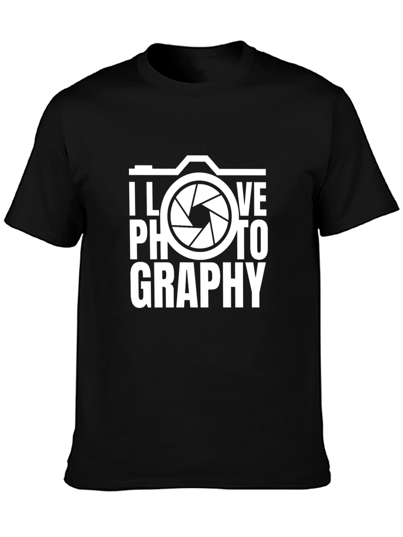 I Love Photography Graphic Tee Shirt