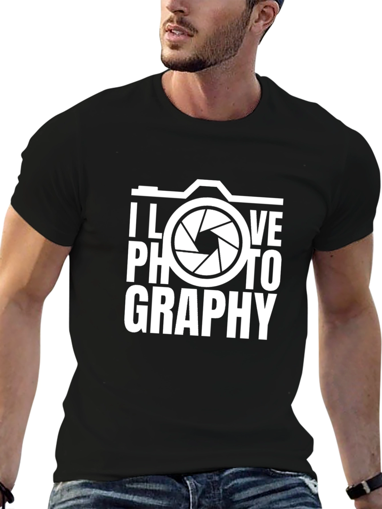 I Love Photography Graphic Tee Shirt
