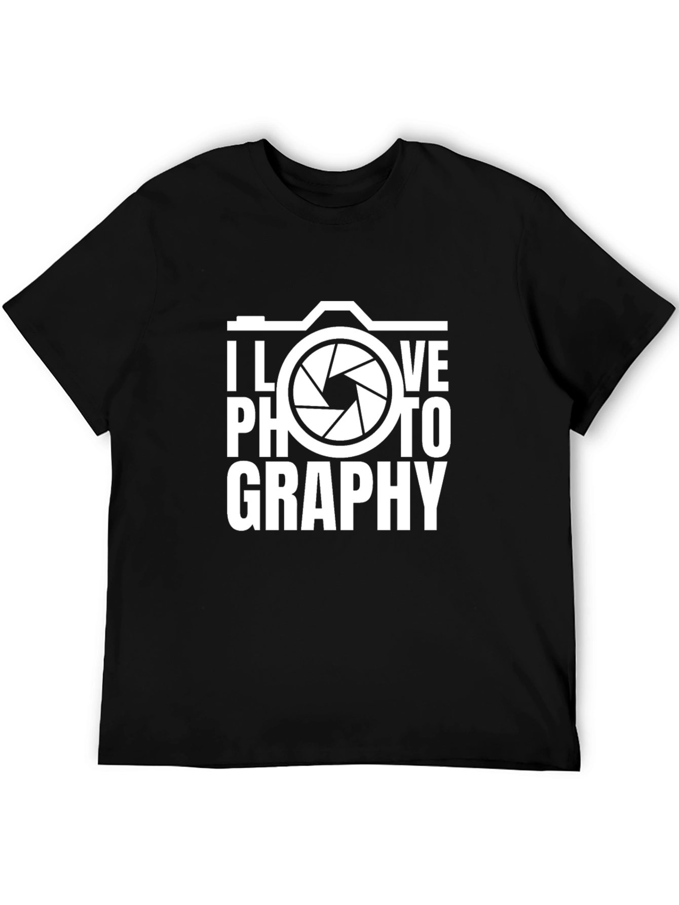 I Love Photography Graphic Tee Shirt