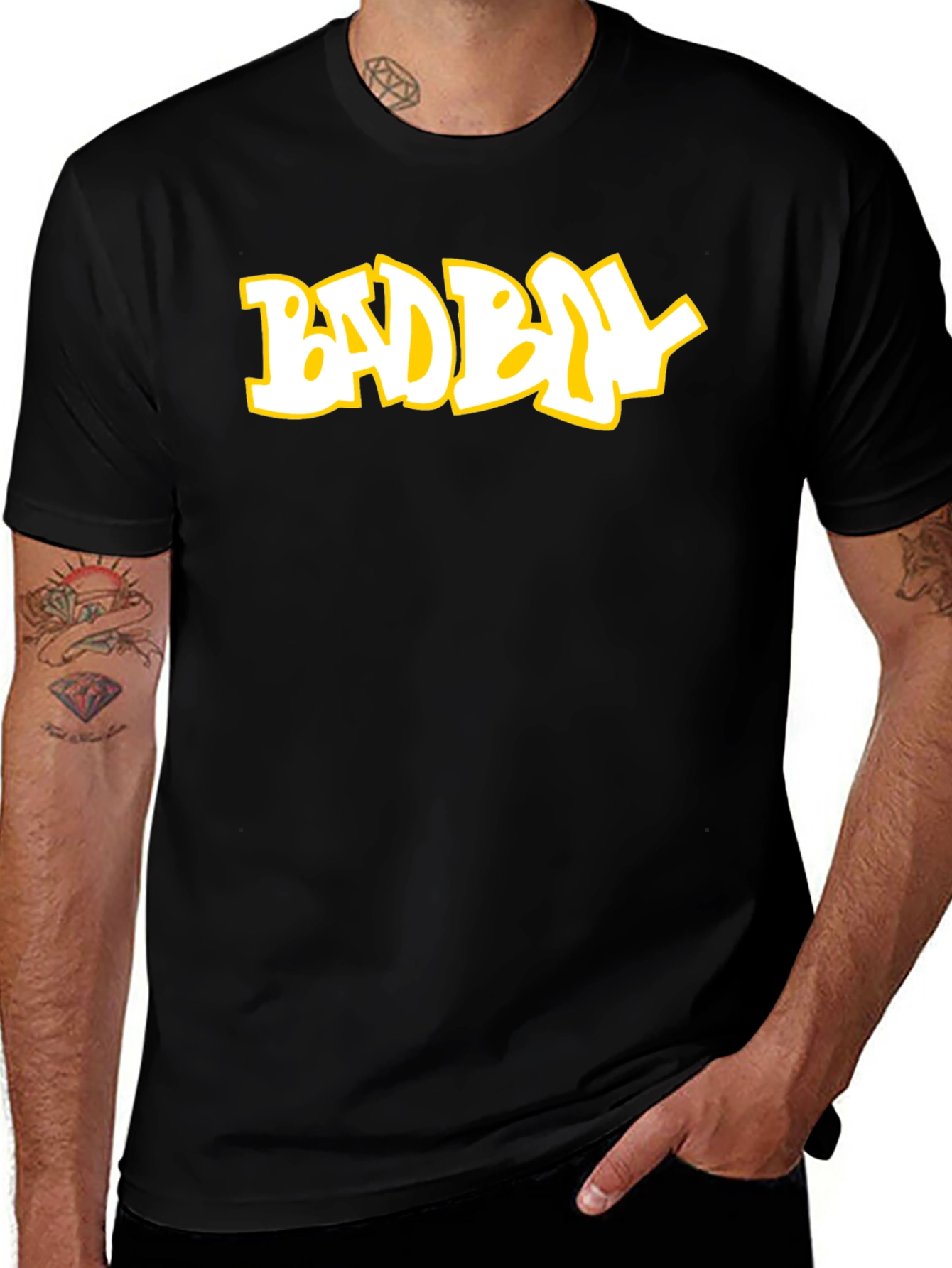 Bad Boy Graphic Print Crew Neck T-Shirt
