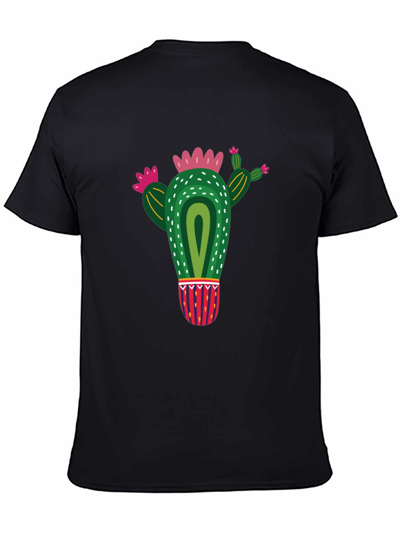 Cactus Graphic Black T-Shirt