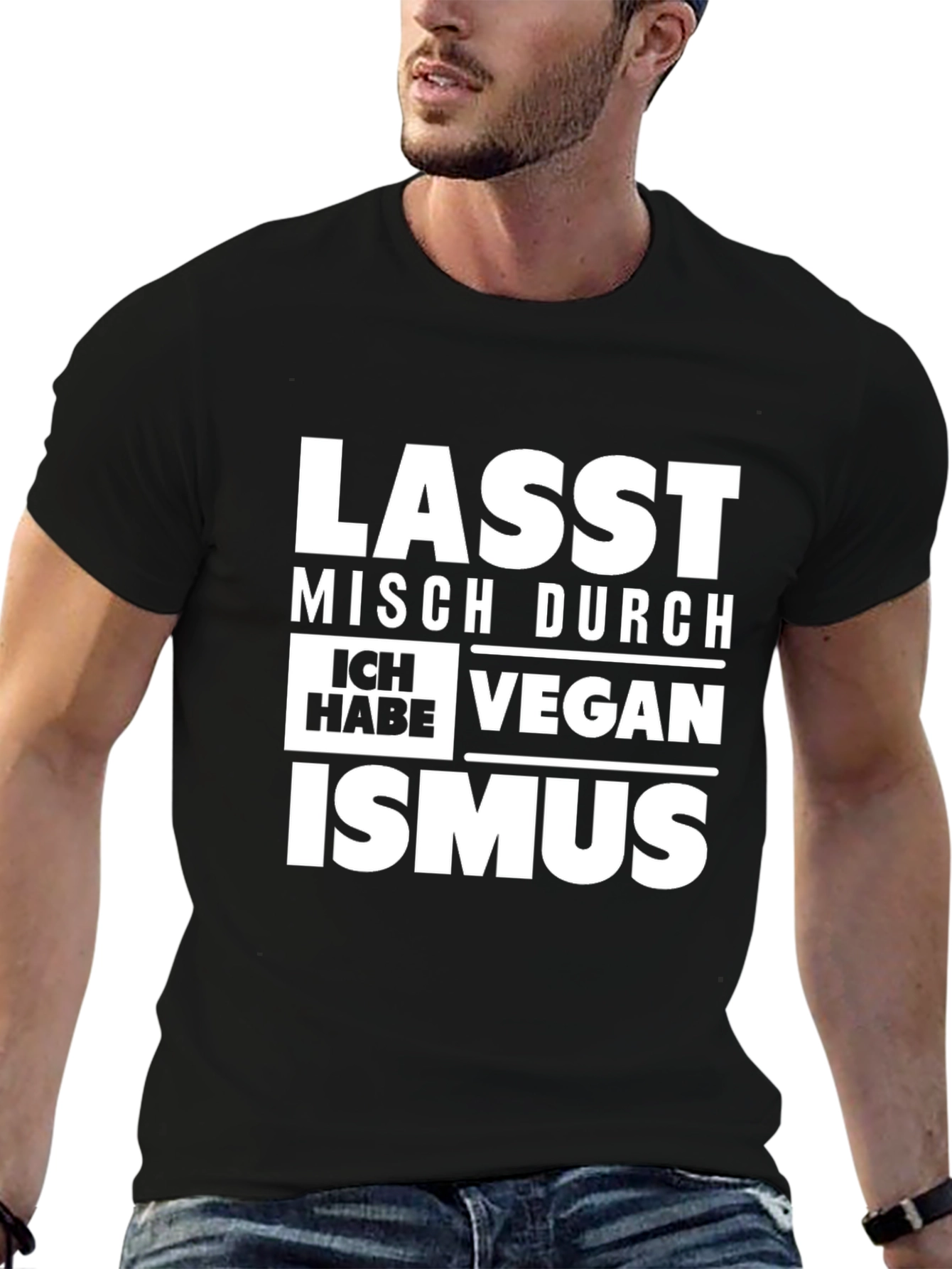 Vegan Ismus T-Shirt - Funny German Vegan Slogan