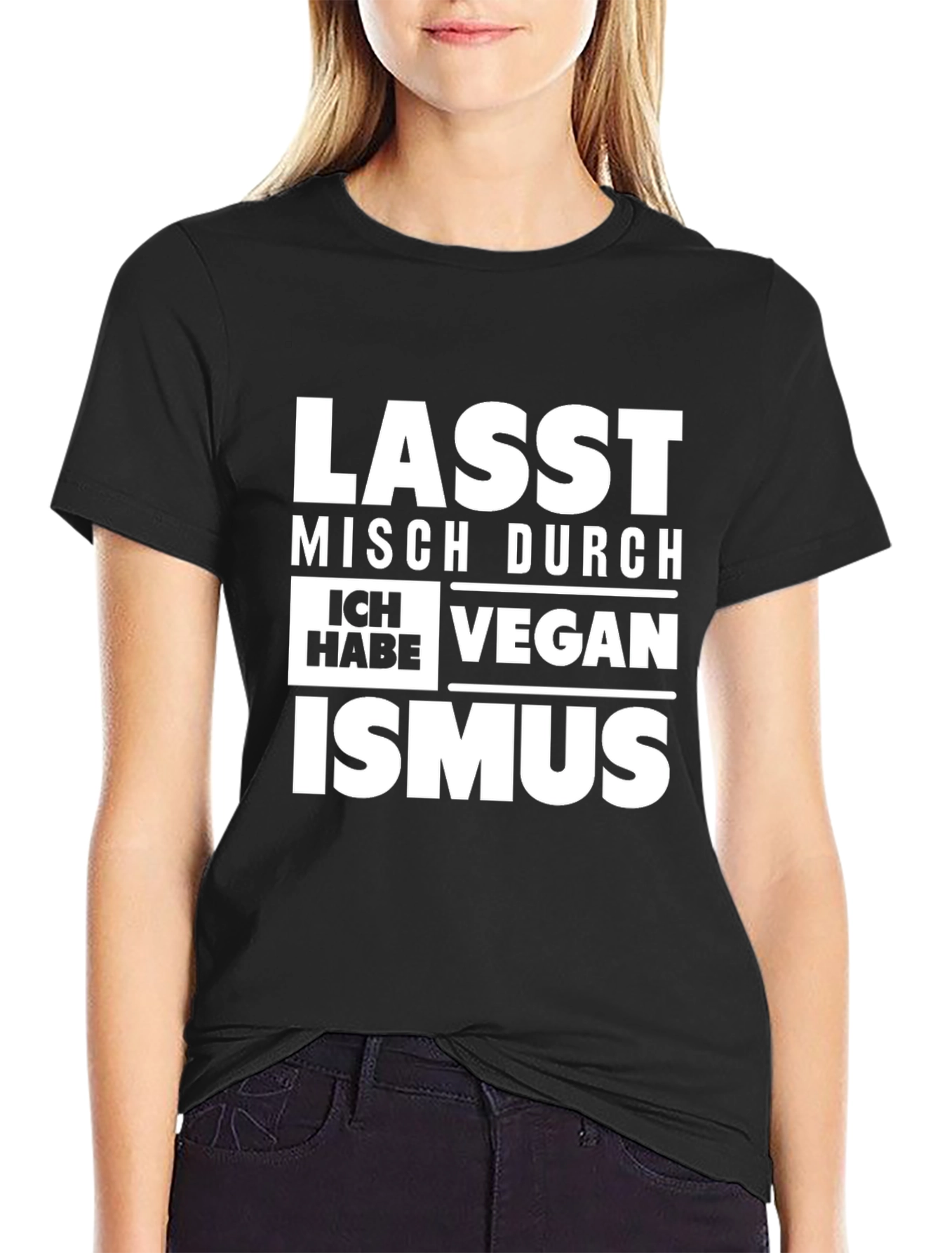 Vegan Ismus T-Shirt - Funny German Vegan Slogan