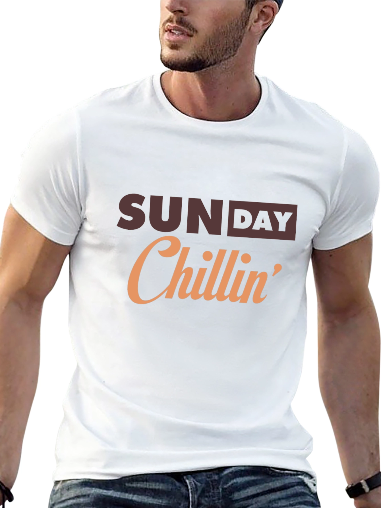 Sunday Chillin Graphic T-Shirt - Casual Weekend Wear