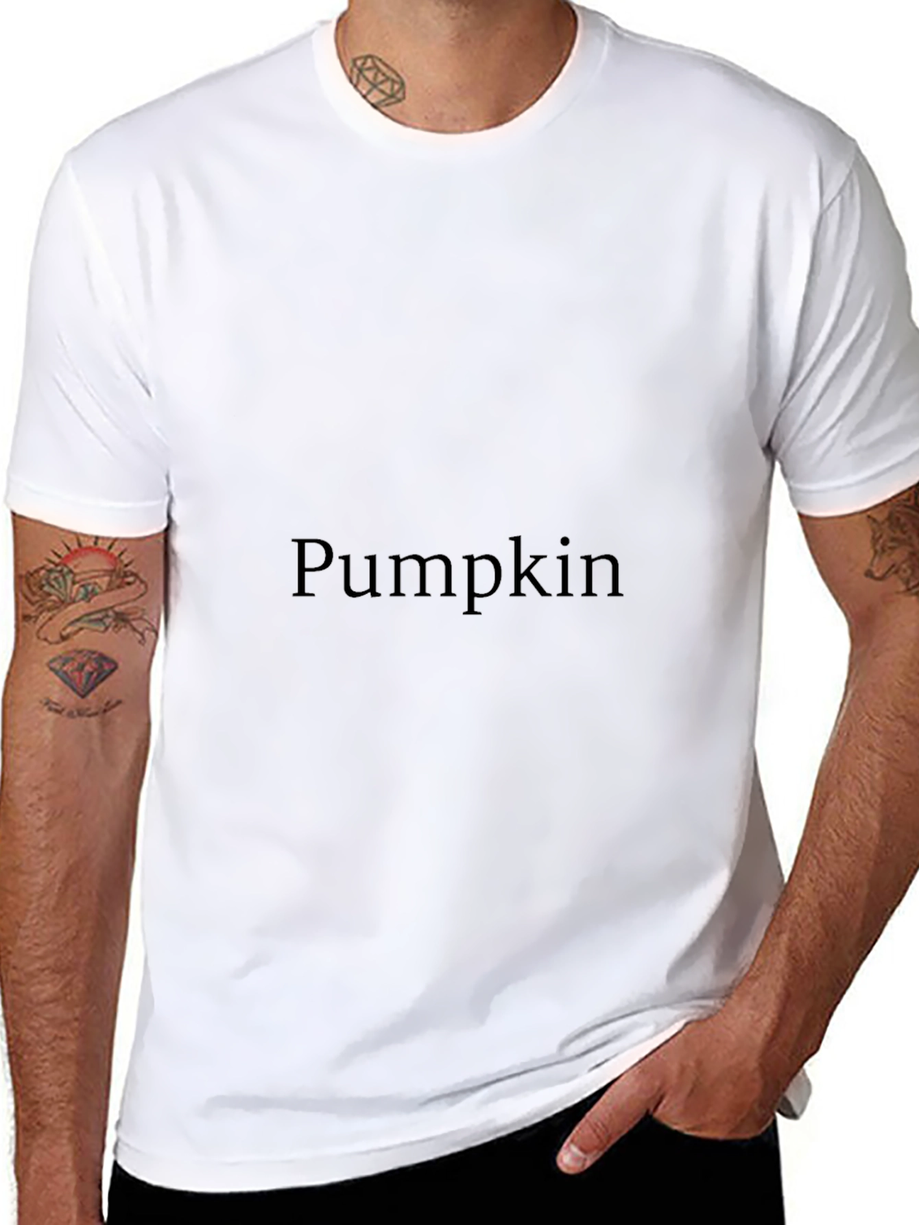 Plain Black T-Shirt - Unisex Casual Wear