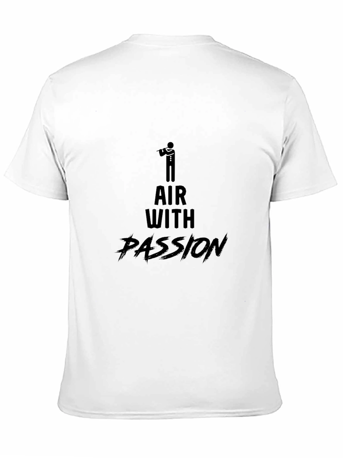 Air With Passion Black T-Shirt