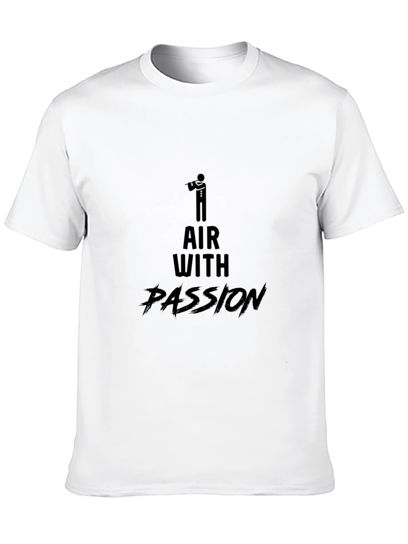 Air With Passion Black T-Shirt