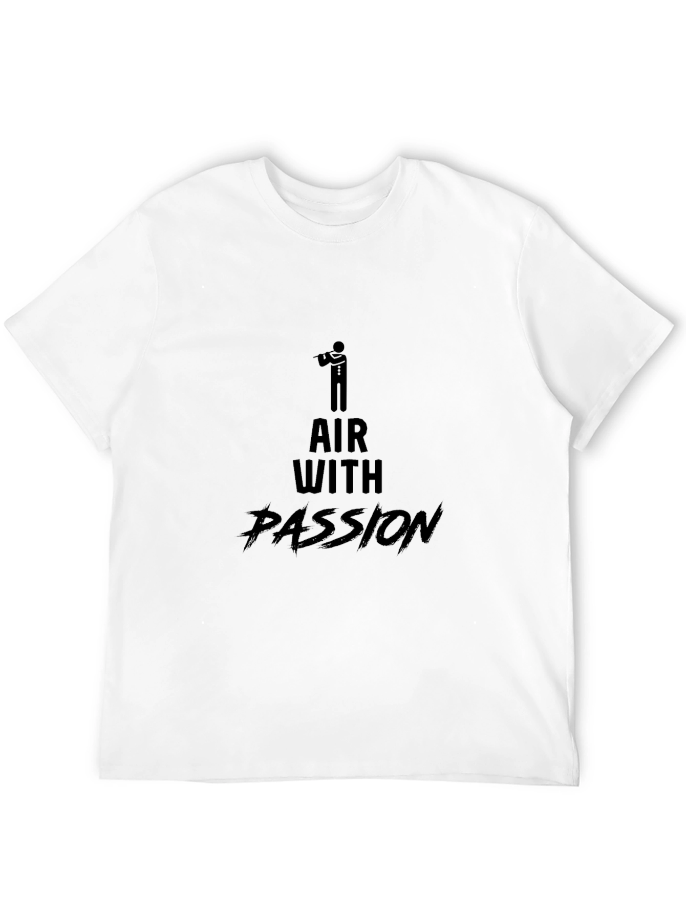 Air With Passion Black T-Shirt