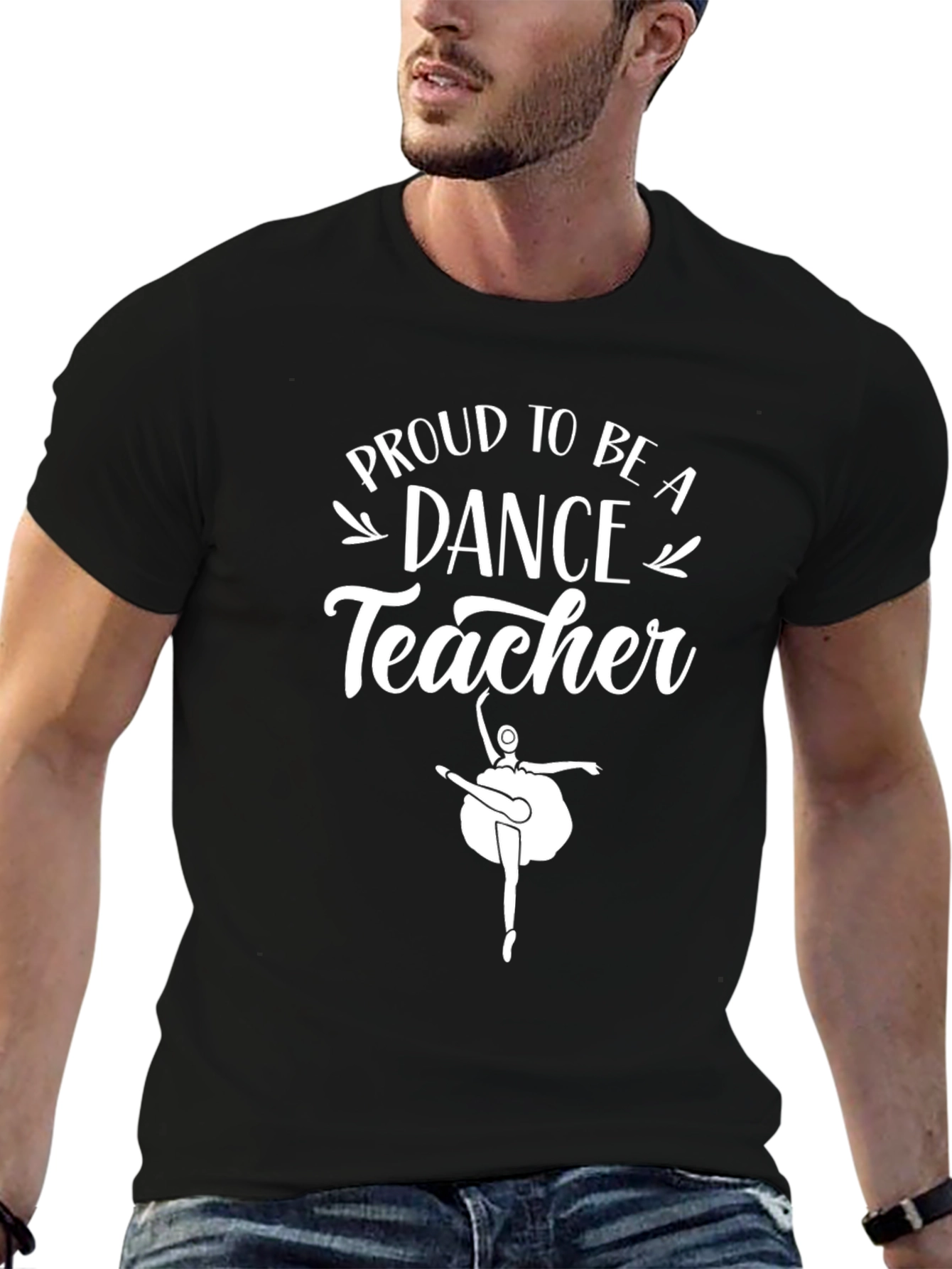 Proud Dance Teacher Black T-Shirt