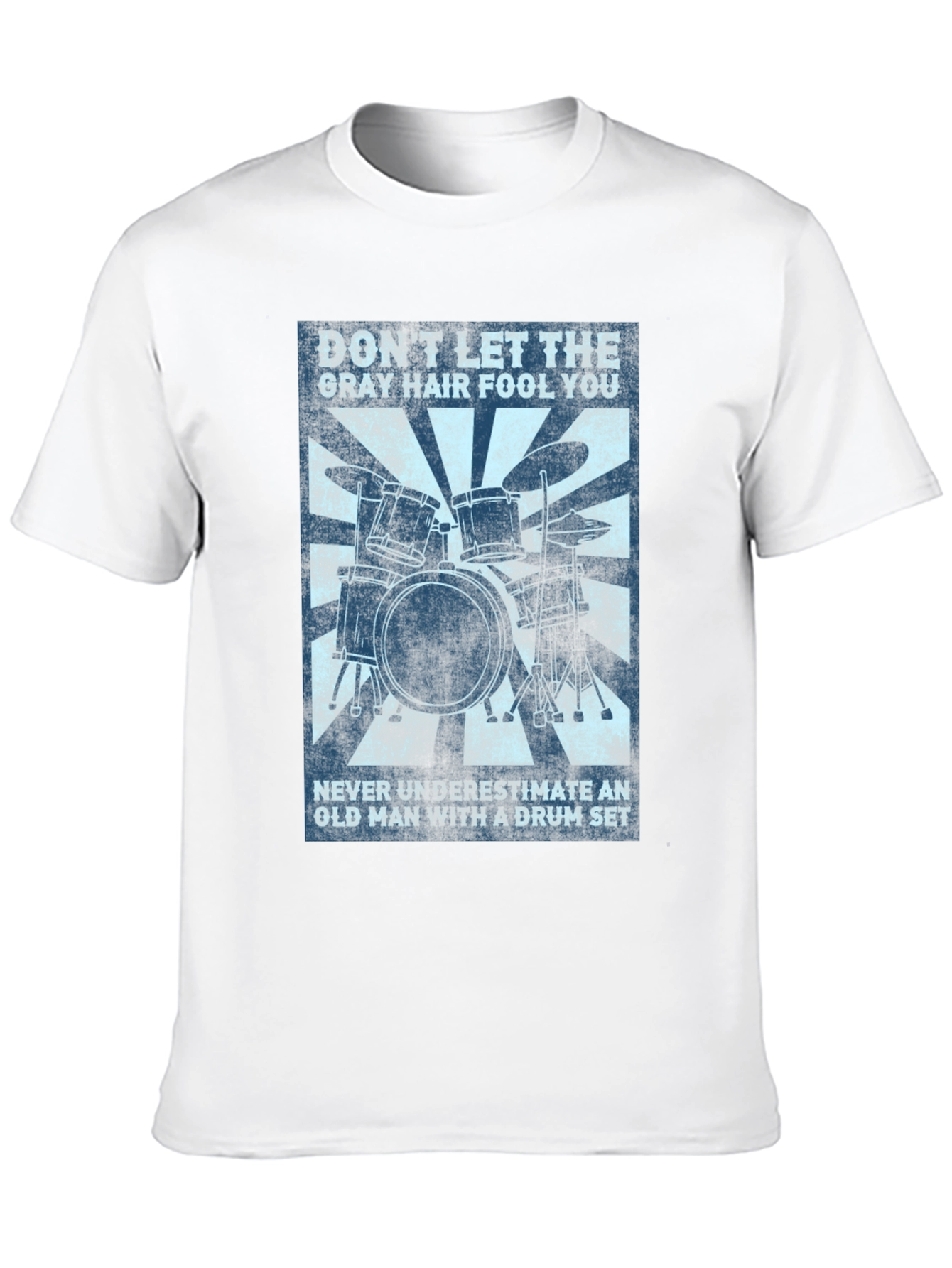 Drummer Old Man T-Shirt - Dont Underestimate