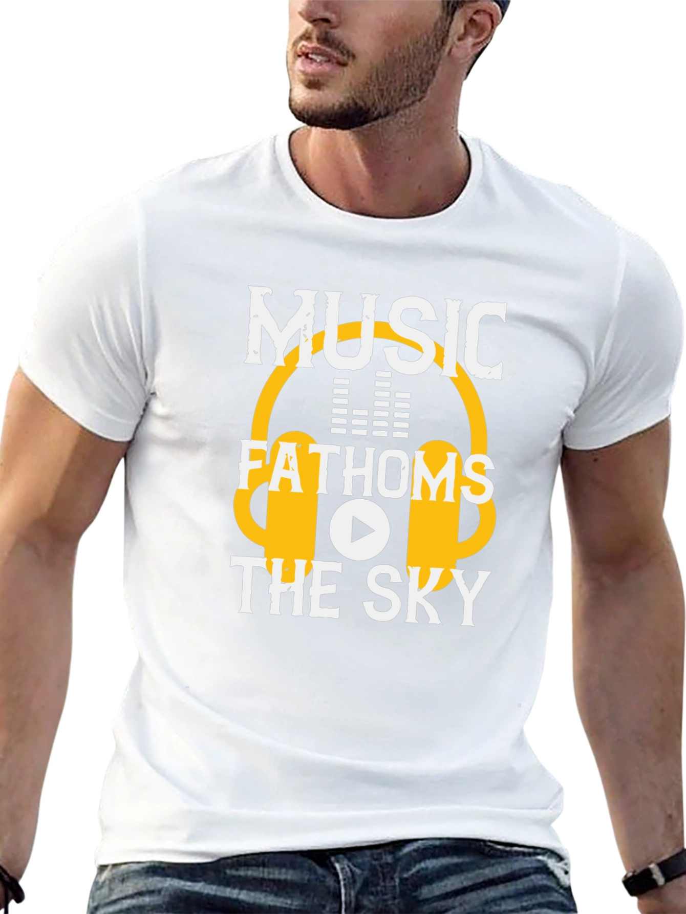 Music Fathoms the Sky Graphic Tee