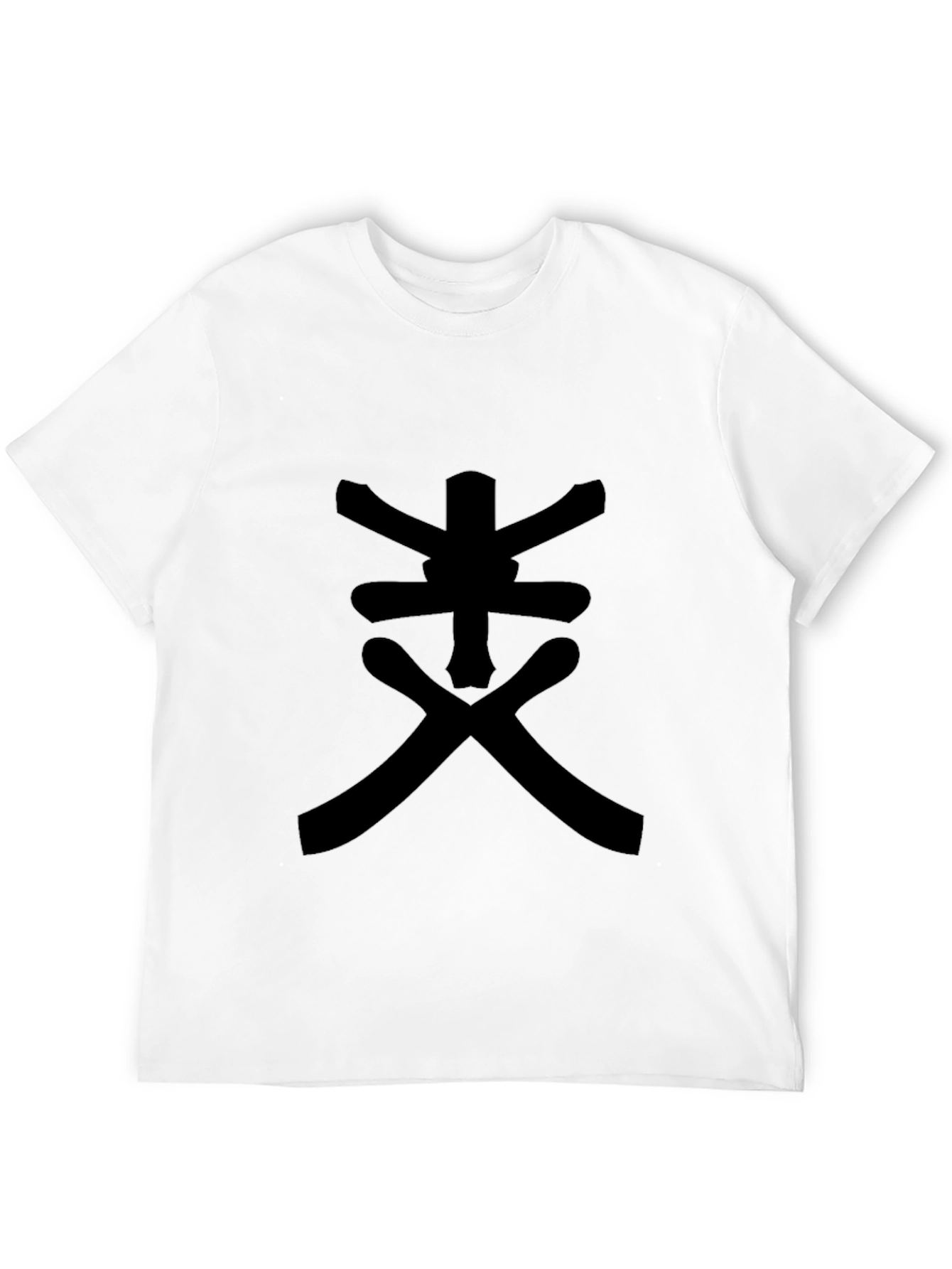 Symbol Graphic Tee - Black Casual T-Shirt