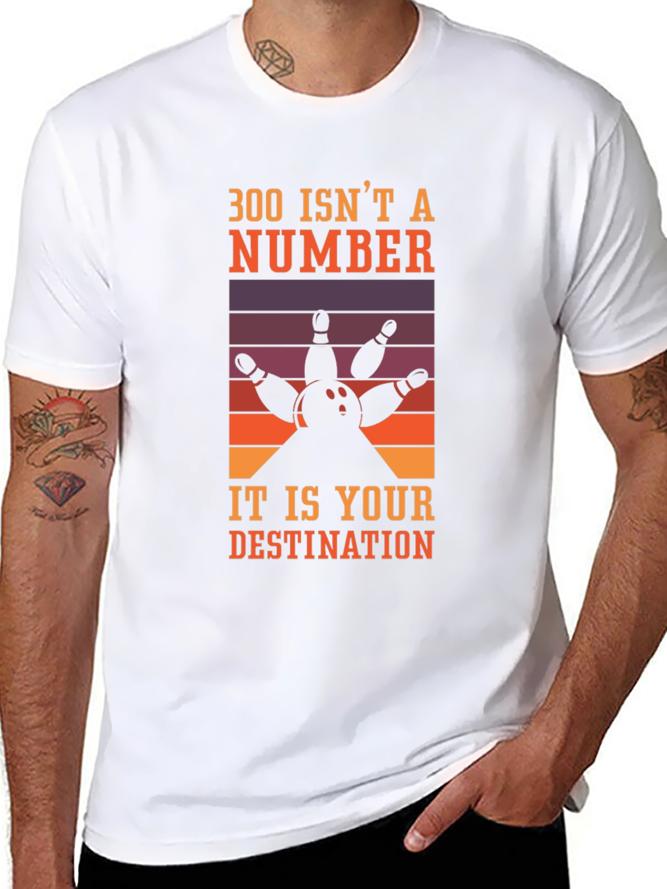 300 Isnt a Number Bowling T-Shirt