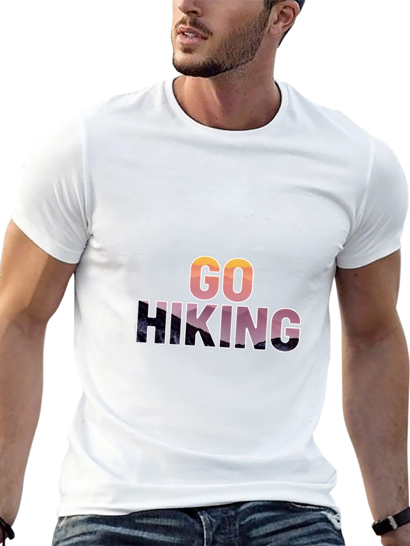 Go Hiking Graphic T-Shirt